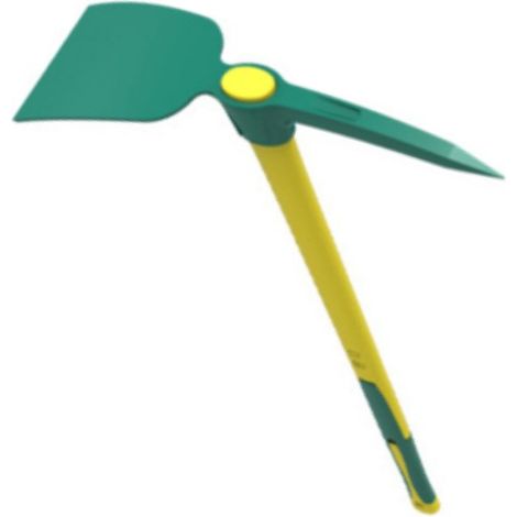Leborgne – Pioche de cantonnier Duopro – Manche bois 1m certifié PEFC – Acier forgé pour sols durs – Panne large et pic pour dépierrage
