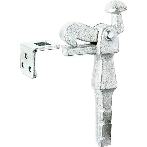 Alberts 412814 Fermo per cancello, Fissaggio nel cemento, Altezza 168 mm, Profondità 52 mm