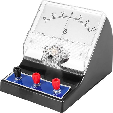 Ampèremètre analogique Type de pointeur testeur d'ampère de courant électrique ampèremètre sensible Micro-ampèremètre galvanomètre (1/5)