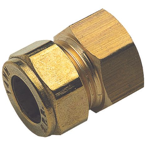 Raccord droit laiton bicone - Ø12 - F12/17