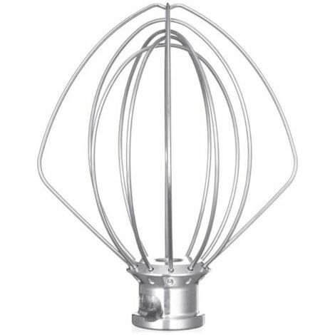 Fouet à fil K45WW pour batteur sur socle inclinable pour accessoires kitchenaid,Mélangeur sur socle inclinable pour cuisine Fouet électrique pour robot culinaire K45WW Fouet à fil (A) (1/5)