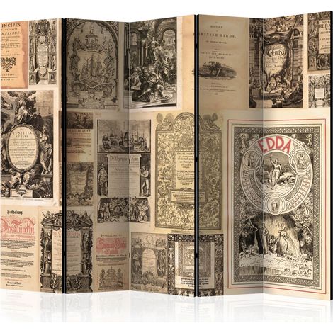 Paravento - Vintage Books II [Room Dividers] - 225x172 (1/4)
