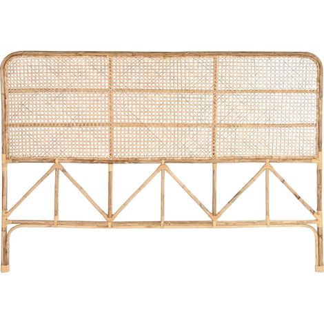 Tête de lit élégante en rotin pour chambre zen et cosy - Rotin naturel (1/3)
