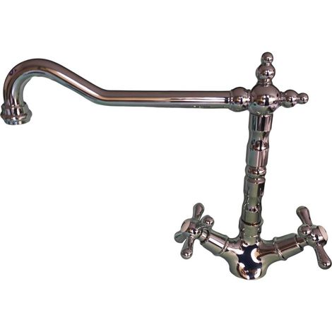 Rubinetto Cucina Argo Rimini Cromato Lucido Monoforo 1870/01