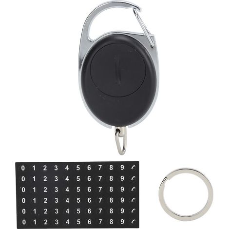 Alarme anti-perte Bluetooth, localisateur d'objets, téléphone et clés avec autocollant numéro de téléphone pour accessoires de plein air (1/5)