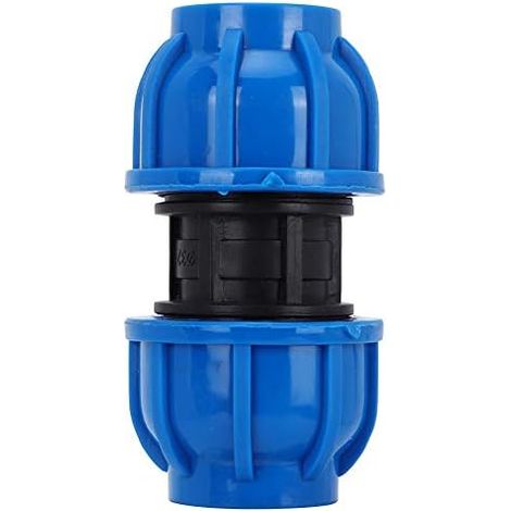 4 Stück gerader PE-Kunststoff-Stecker, 32 mm auf 32 mm, Wasserrohr-Adapter, gerade Fitting, Wasserrohr-Verschraubung, Rohrverschraubungen (1/5)
