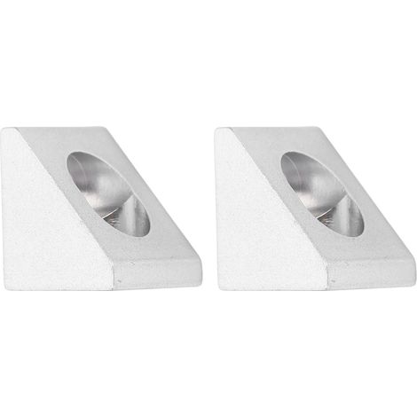 Équerre intérieure d'angle 2 pièces, support triangulaire droit 19x19mm, modèle 320400010003 (1/5)