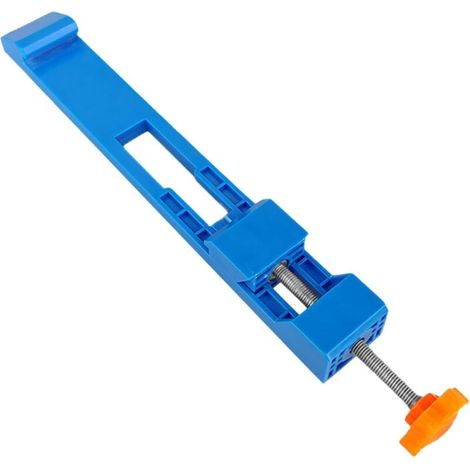 Rail de base de coupe réglable, pince de positionnement pour scie circulaire - facile à installer, réglable à volonté - 1 pièce. Bleu (1/5)