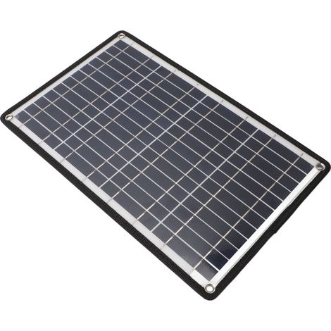 Panneau solaire portable 12 W 5 V, chargeur solaire double USB efficace pour téléphone portable, lampe de secours, pompe à eau solaire (1/5)