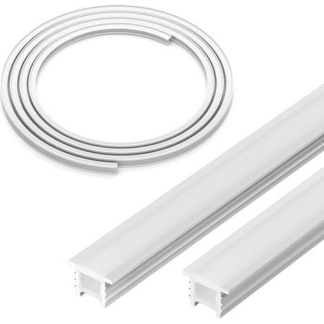 FCOB T1212 3M Profile Silicone Trunking Neon Milk White 120° Lighting (1/5)