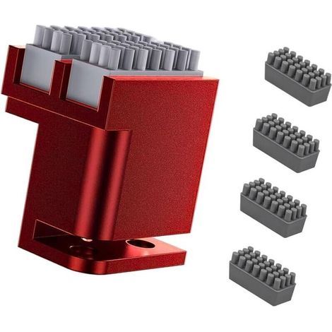 Spazzola di pulizia migliorata per l'ugello riscaldante della stampante 3D P1P/P1S/X1C, spazzola in silicone, accessorio per la pulizia dell'ugello riscaldante di facile manutenzione. (1/4)