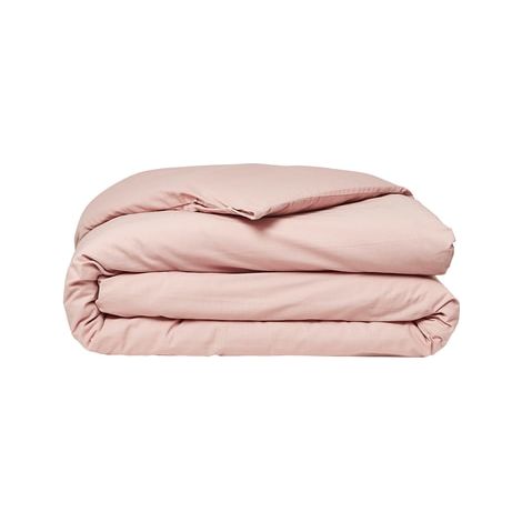 Housse de couette Essential 240x260cm rose coton 57F (1/3)