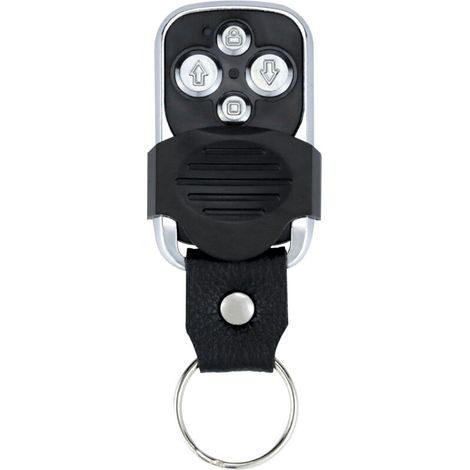 1 pièce 553815mm universel électrique volet roulant porte roulante porte de garage télescopique télécommande cuir paire imitation 433 noir (1/5)