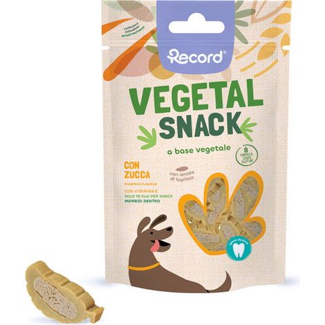 Vegetal Snack auf pflanzlicher Basis mit Kürbis für Hunde 12 Packungen zu je 75 g.