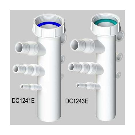 Attacco Lavatrice Condensa con Ghiera 11/2 x 40 Idroweb