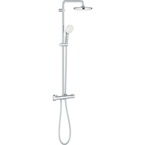 Conjunto Barra de Ducha Termostática Tempesta 210 Cromo Grohe