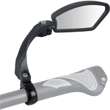 Rétroviseur de vélo, rétroviseur de guidon de vélo, HD, résistant aux chocs, lentille en verre, réglable, contrôle de rotation à 360 degrés à droite