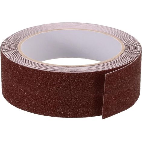 Bande Antidérapante Escalier,Ruban Antidérapant Adhésif,Ruban Autocollant Anti-Dérapante,Bande Sécurité Antidérapant,Aux Escaliers Intérieurs et Extérieurs,Imperméable 2,5cm×5m (1/4)