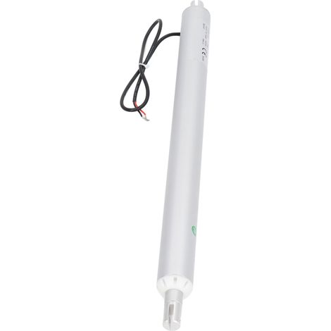 Kompakter teleskopierbarer elektrischer Linearantrieb, 200 mm Hub, 24 V DC, mit Montagehalterung, Schneckengetriebeantrieb für Tore, Luken und Automatisierung. (1/5)