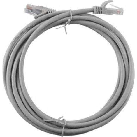 CAVO LAN UTP PLUG RJ45/RJ45  3 M GRIGIO