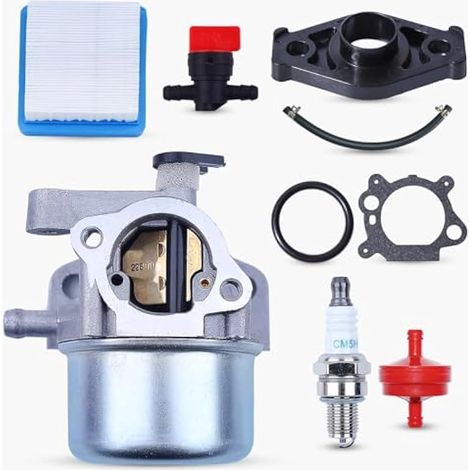 799866 Carburateur Kit pour 675 675ex 725ex Series Remplace 799871 796707 794304 avec Valve Générale+Filtre à Huile+Filtre à Air+Tuyau D'Huile+Bougie d'Allumage (1/4)