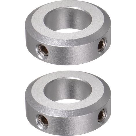 2pcs Bague de Réglage Bague Arrêt d'axe Butée Arbre Collier 17mm Alésage Aluminium Alliage, 32mm OD, 10mm Largeur pour Roue Brouette Pont Boîte Vitesses CNC Anodisation (1/5)