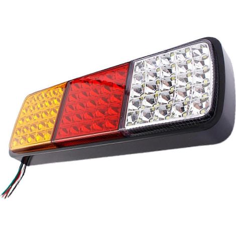 Feux arrière à LED pour camions et bateaux : ampoules LED lumineuses, installation rapide, compatibles avec remorques, UTV et camping-cars, conception à visibilité améliorée (1/5)