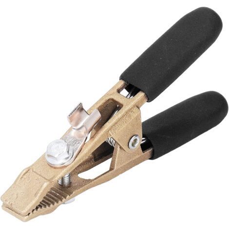 Grounding Headdress Electric Arc Welding 260A Argon Earth Wire Clamp (Black Cover) (1/5)
