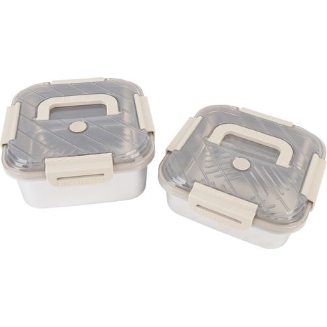 Contenitore ermetico in acciaio inox per frigorifero, contenitore per frutta, portapranzo, contenitore per alimenti
