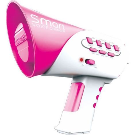 Mégaphone Enfant - 7 Effets Sonores - Pour Jeux Intérieurs - À Partir De 3 Ans - Rose - 1 Pièce (1/5)