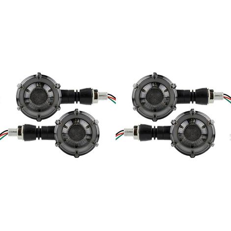 Stück Motorrad-Blinker, modifizierte LED-Zweifarben-Kreisblinker mit Tagfahrlicht() (1/2)