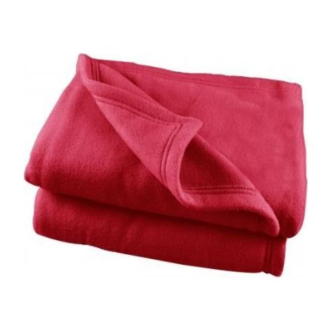 1 pièce Couverture polaire, microfibre 350 g/m², douce et anti-peluches, 220x240 cm, pour lit double