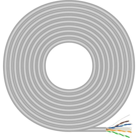 Bobina de Cable RJ45 UTP AWG23 Aisens A135-0660 Cat.6/ 100m/ Gris (1/3)