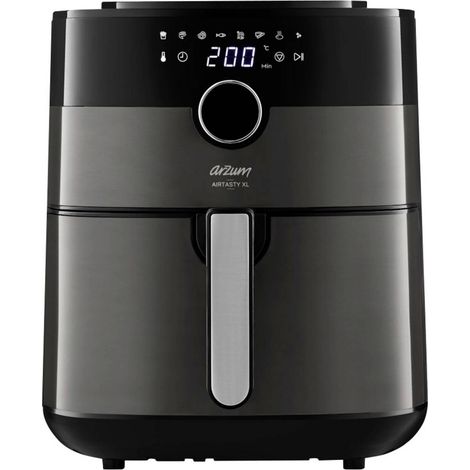 [GEBRAUCHT] B-Ware Arzum Heißluftfritteuse Fritteuse Airfryer 6l 1750W Heißluft Schwarz Silber (1/2)