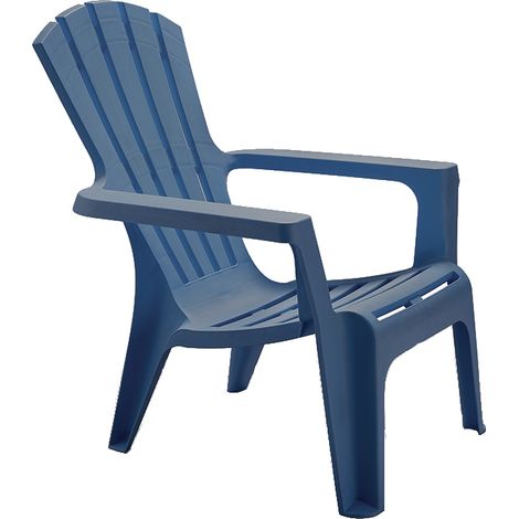 SEDIA MARYLAND MIAMI BLU 80X73XH88CM IN RESINA