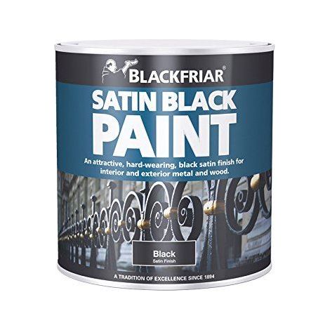 Satin Black Paint 500Ml