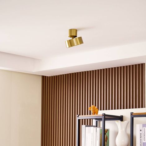 LED-taklampa "Nivoria" aus aluminium / grå / zink für vardagsrum / matsal von Lindby