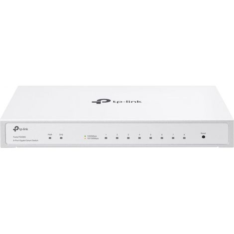 Switch semigestionable tp-link festa fs308g 8xrj45 gb carcasa metalica 1x entrada poe gestion aplica