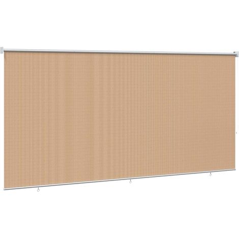 vidaXL Persiana enrollable de exterior 245(ancho)x140(alto)cm beige (1/2)
