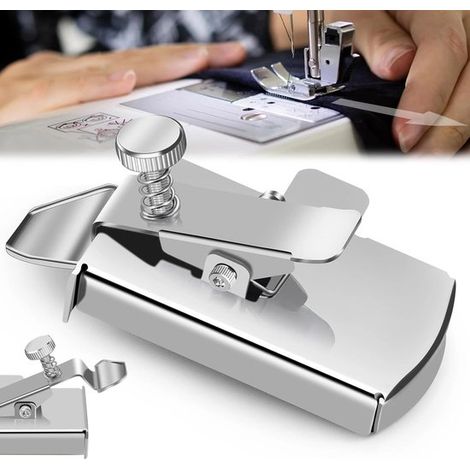 Puntatore magnetico per macchina da cucire, strumento di puntamento per macchina da cucire, accessorio per macchina da cucire, strumento di fissaggio multifunzionale, argento (1/5)