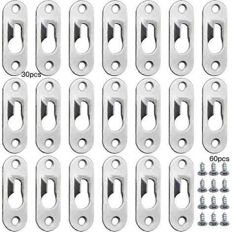 30 Bilder von Trouble in Serrure in Metall 45 mm x 16 mm mit 60 Vis