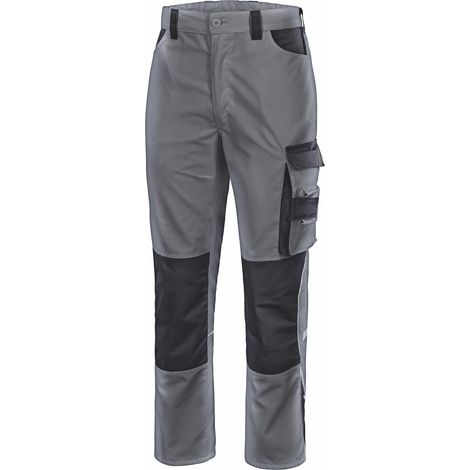 1021, Berufshose EXTREME grau-schwarz Gr. M