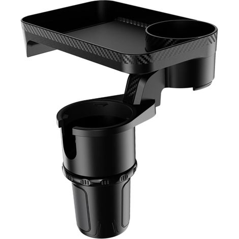 Porte-gobelet De Voiture Multi-usages Plateau Rotatif À 360° pour Aliments Et Boissons Intérieur De Voiture (1/5)