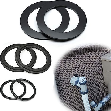 Lot de 6 joints toriques en caoutchouc pour piscine 10747 (1/5)