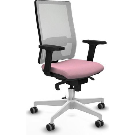 Piqueras y Crespo Chaise Ergonomique Rose Bureau Confort (1/3)