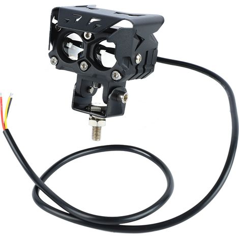 Phare moto LED lentille 2 couleurs haute luminosité mise au point précise éclairage travail pour véhicule électrique (1/5)