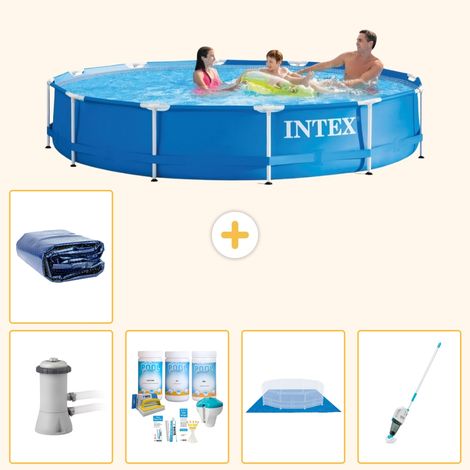 Intex Piscine Tubulaire Ronde - 366x76 cm - 6-pièces S20483 (1/4)