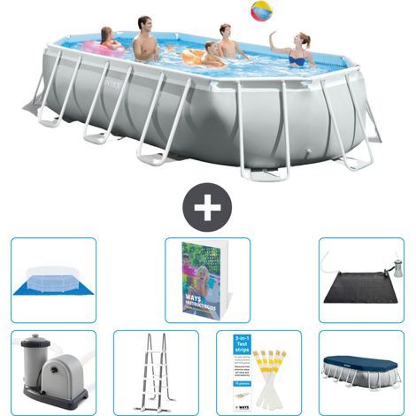 Prism Frame Pool Oval - 503x274x122 cm - 8-teilig S562