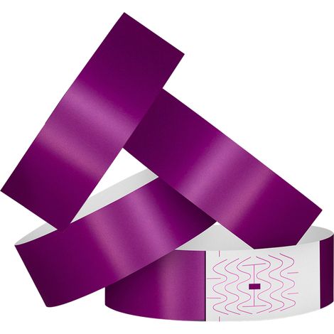 Bracelet D'Accès - En Plastique - Imperméable - Pour Festivals Concerts Clubs - 100 Pièces (1/5)