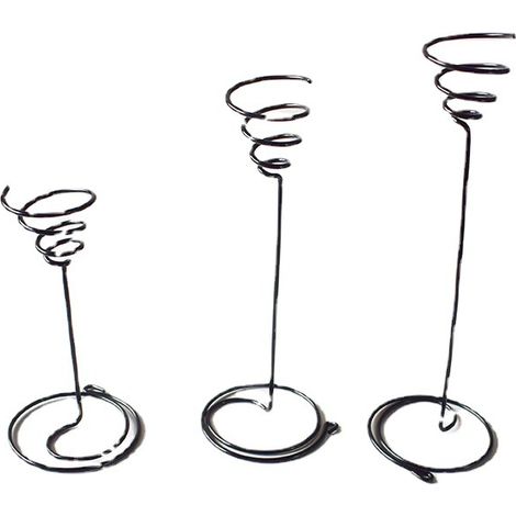 BEBUSINGOTO Paquete de 6 maceteros para plantas de aire, 3 tamaños, soporte para tillandsias para exhibir plantas de aire pequeñas. (1/5)